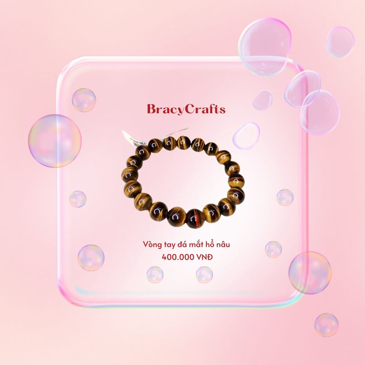 Vòng Tay Đá Mắt Hổ Nâu - Hình ảnh 2