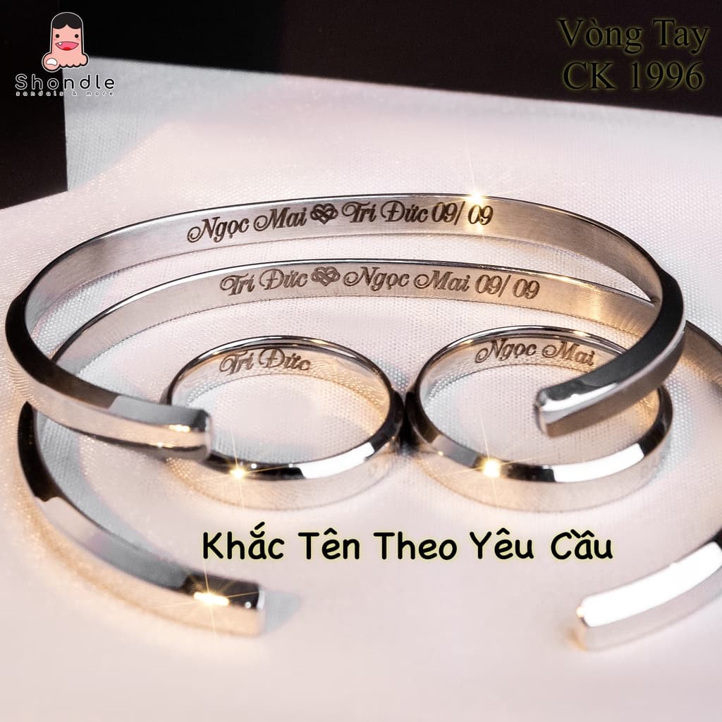 Vòng tay chữ khắc tên riêng